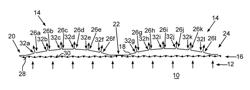 Valve device for a medium and airbag for a motor vehicle