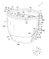 Disposable pants-type wearing article