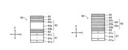 Semiconductor storage device including a diode and a variable resistance element