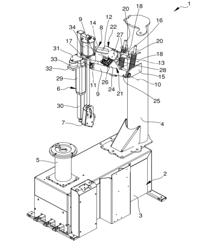 Machine for fitting and removing wheel tires for vehicles