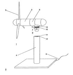 Underwater power plant having removable nacelle