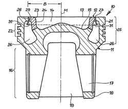 PISTON FOR AN INTERNAL COMBUSTION ENGINE AND METHOD FOR PRODUCING SAME