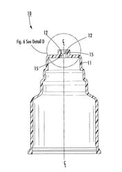 ADAPTER CAPS FOR SAMPLE COLLECTION CONTAINERS AND ASSOCIATED MOLDS WITH CORE PINS AND RELATED METHODS