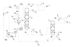 METHOD FOR REMOVING HIGH-BOILING HYDROCARBONS FROM SOLVENT FLOWS