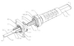 Capacitively coupled flat conductor connector