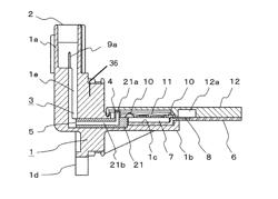 Electronic circuit storage case and manufacturing method thereof