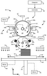 Electrophotography-based additive manufacturing system with reciprocating operation