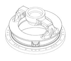 Gyratory crusher frame