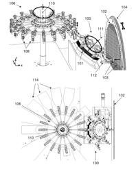 TRANSFER APPARATUS FOR TRANSFERRING ELECTRONIC DEVICES AND CHANGING THEIR ORIENTATIONS