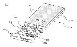 BATTERY CELL OF NOVEL EMBEDDED TYPE STRUCTURE