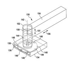 Connecting means and method of producing a connection between a first component and a second component