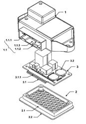 Electrical assembly for a motor vehicle, suitable for contacting with a connector