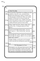 Visually distinguishing portions of content