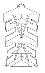 Corner connector for a structure