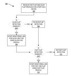 SYSTEM AND METHOD FOR SLOW LINK FLAP DETECTION