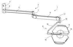 Surgical lamp with suspension system