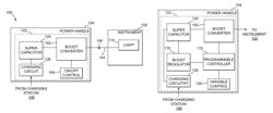 Capacitive power supply for handheld device