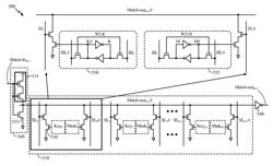 Pseudo-NOR cell for ternary content addressable memory