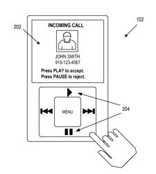 Systems and methods for handling incoming calls on a media device