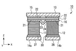 Thermoelectric device and thermoelectric module