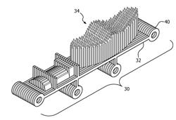 TOOTHBRUSH WITH A BRISTLE FIELD WHICH COMPRISES A COMPOSITE OF LAYERS OF BASE AND BRISTLE COMPONENTS