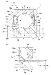 ROLLING BEARING WITH SEAL RING