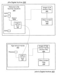 DIGITAL ARCHIVE SYSTEMS, METHODS AND COMPUTER PROGRAM PRODUCTS FOR LINKING LINKED FILES