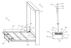 Counterbalancing assembly for folding furniture