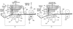 Adhesive agent applying apparatus and adhesive agent applying method for absorbent article