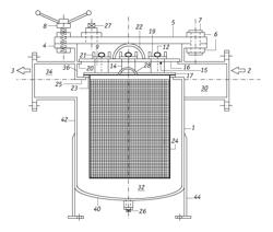 Magnetic filter for refining and chemical industries