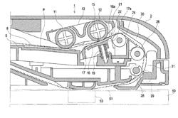 Medium feeding device, scanner and recording apparatus