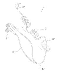 Earphone easily facilitating the tying and untying of an earphone wire