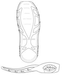 Shoe midsole and insert