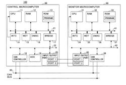 VEHICLE ELECTRONIC CONTROL DEVICE AND DATA-RECEIVING METHOD