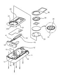 Delivery apparatus for medical fluid in box type with a syringe