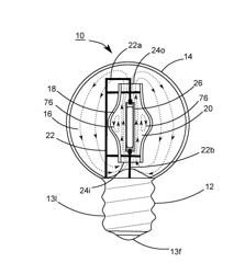 LED LIGHT LAMPS USING STACK EFFECT FOR IMPROVING HEAT DISSIPATION