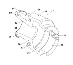 BEND RESTRICTION ELEMENT FOR RESTRICTING THE BENDING RANGE OF A CONDUIT