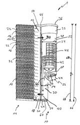 Collection container for a heat exchanger and associated heat exchanger