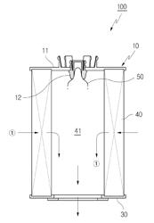 End-cap structure of oil filter for vehicle