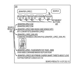 METHOD OF AND SYSTEM FOR DISPLAYING A PLURALITY OF USER-SELECTABLE REFINEMENTS TO A SEARCH QUERY