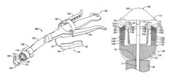 Surgical stapling instruments including a cartridge having multiple staples sizes