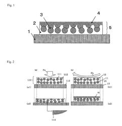 Conductive substrate and process for producing same