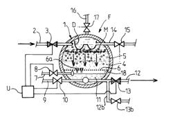 METHOD FOR WASHING A FILTER HAVING AT LEAST TWO LAYERS OF FILTERING MEDIA, IN PARTICULAR FOR FILTERING SEAWATER, AND EQUIPMENT FOR IMPLEMENTING SAID METHOD