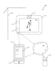 METHODS AND SYSTEMS ENABLING ACCESS BY PORTABLE WIRELESS HANDHELD DEVICES TO DATA ASSOCIATED WITH PROGRAMMING RENDERING ON FLAT PANEL DISPLAYS