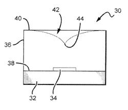 Light emitting diode primary optic for beam shaping