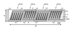 LED array capable of reducing uneven brightness distribution