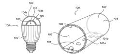 Light-emitting arrangement with organic phosphor