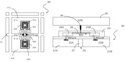 Test circuit of an integrated circuit on a wafer