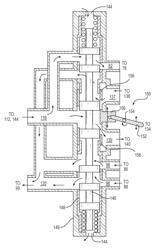 Meterless hydraulic system having displacement control valve