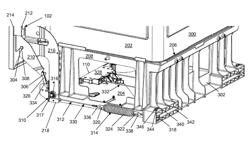 Door balancing system for an appliance